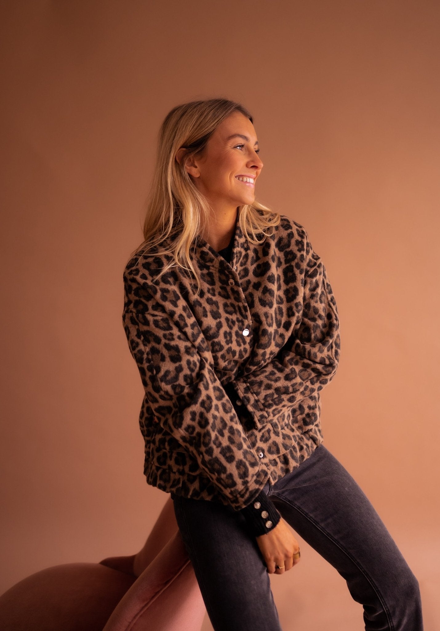 DANIELA | GIACCA LEOPARDATA CHIC