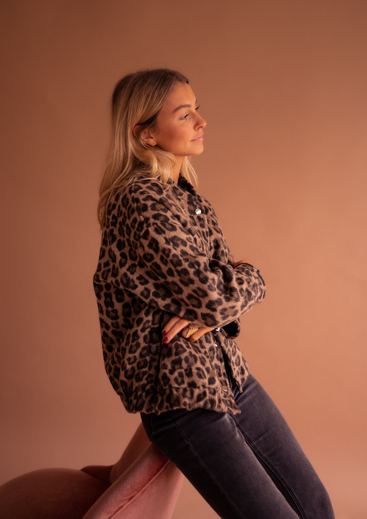 DANIELA | GIACCA LEOPARDATA CHIC