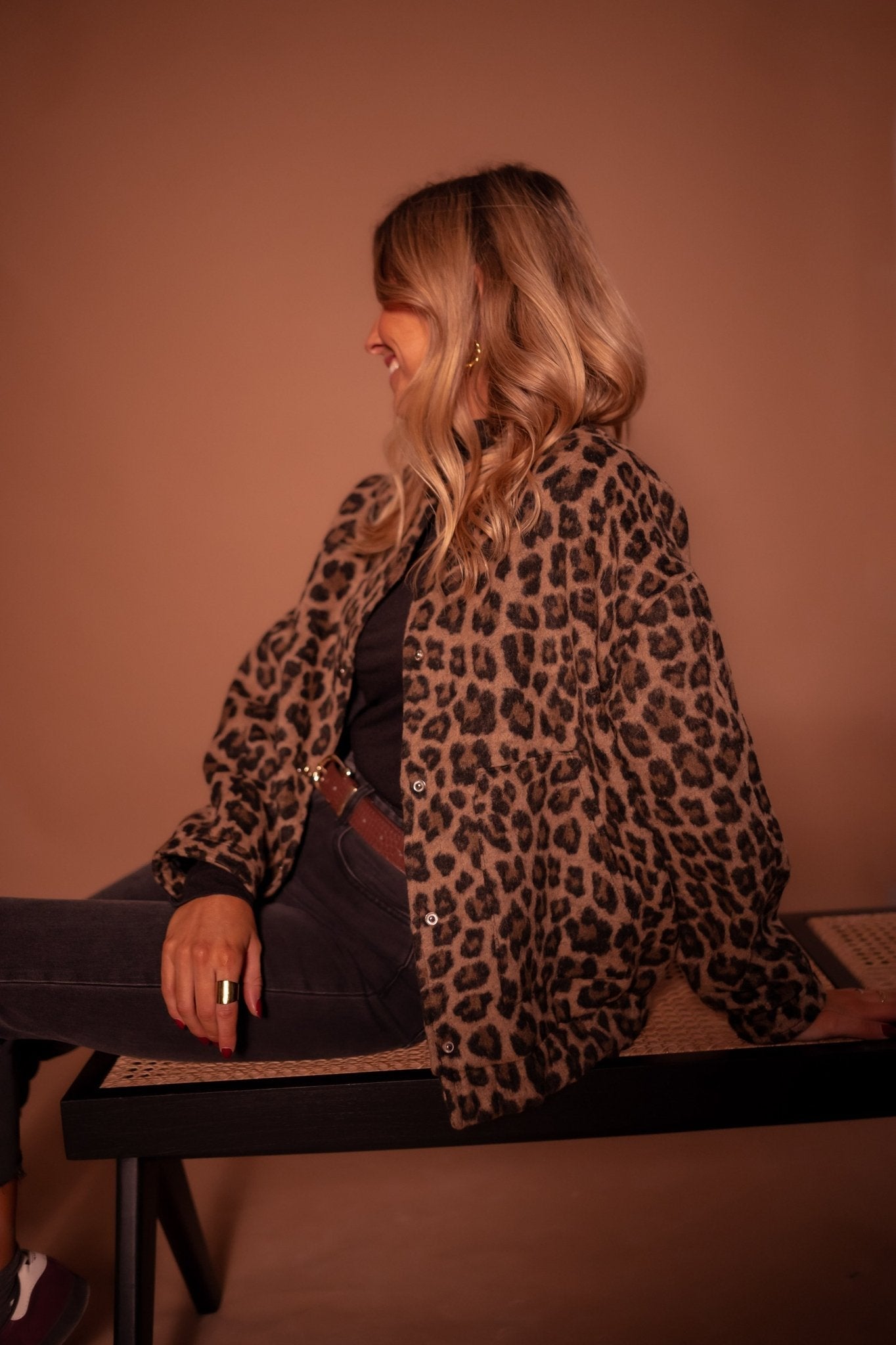 DANIELA | GIACCA LEOPARDATA CHIC