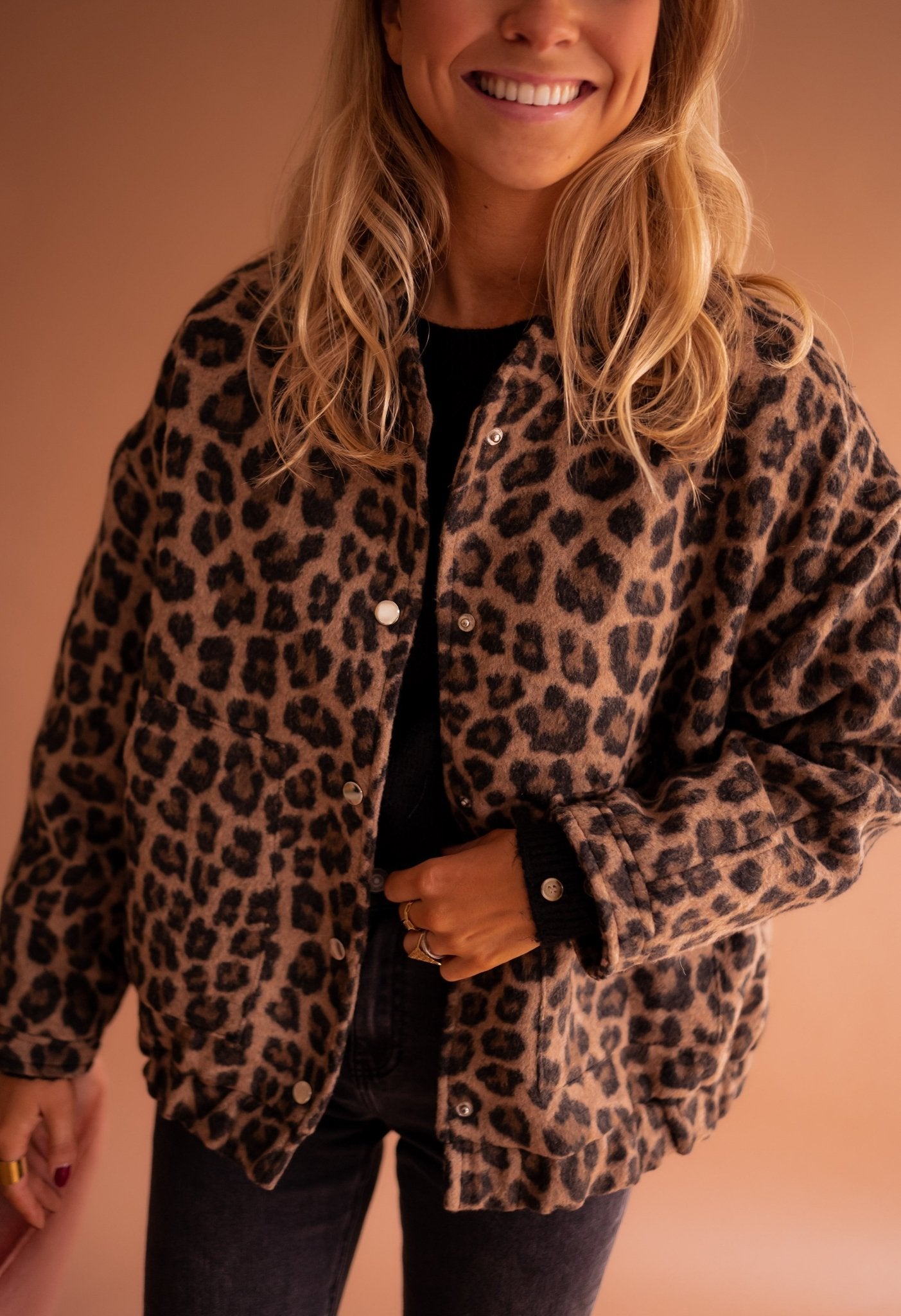 DANIELA | GIACCA LEOPARDATA CHIC
