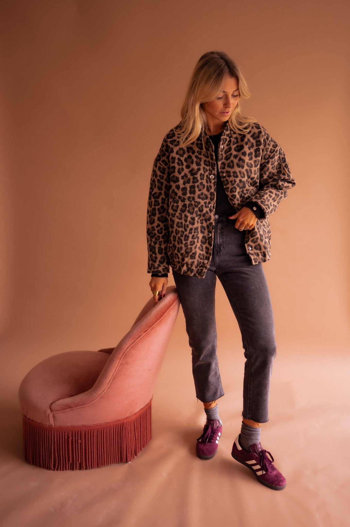 DANIELA | GIACCA LEOPARDATA CHIC