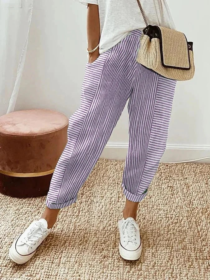 Lola | Pantaloni Estivi Casual a Vestibilità Larga